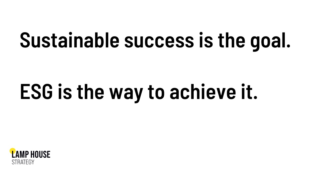 Sustainable success